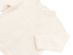 Immagine di Bamboom maglia aperta dietro a costine Knitted bianco 462 tg 1 mese