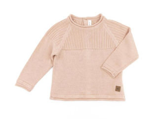 Immagine di Bamboom maglia aperta dietro a costine Knitted rosa 462 tg 1 mese - Maglie