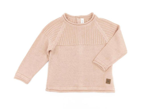 Immagine di Bamboom maglia aperta dietro a costine Knitted rosa 462 tg 1 mese - Maglie