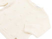 Immagine di Bamboom maglia aperta dietro mini pom-pom Knitted bianco 463 tg 1 mese