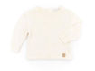Immagine di Bamboom maglia aperta dietro mini pom-pom Knitted bianco 463 tg 3 mesi - T-Shirt e Top