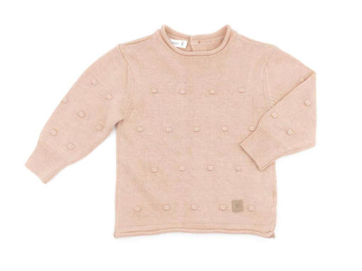 Immagine di Bamboom maglia aperta dietro mini pom-pom Knitted rosa 463 tg 1 mese - T-Shirt e Top