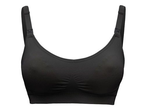 Immagine di Medela reggiseno gravidanza allattamento Keep Cool ultra nero tg L - Intimo mamma