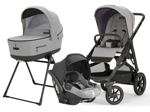 Immagine di Inglesina Sistema Quattro Aptica XT + Darwin Recline i-Size horizon grey - Passeggini trio e duo