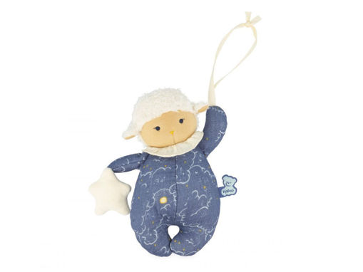 Immagine di Kaloo peluche musicale pecorella 20 cm blu - Peluches