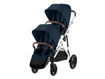 Immagine di Cybex passeggino doppio Gazelle S silver-ocean blue - Passeggini gemellari