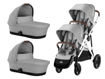 Immagine di Cybex passeggino gemellare Gazelle S + 2 navicelle silver-lava grey - Passeggini gemellari