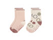 Immagine di Laessig calzini antiscivolo Offwhite e Pink tg 19-22