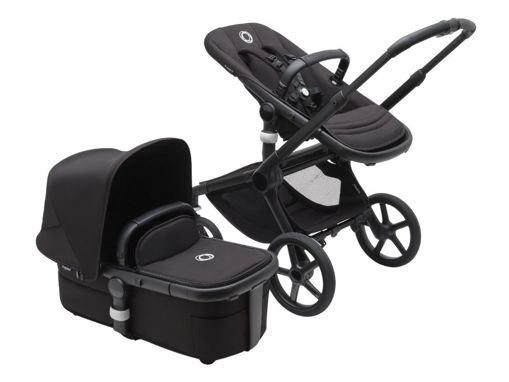 Immagine di Bugaboo Fox 5 completo black/midnight black-midnight black - Passeggini duo