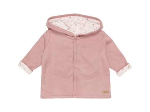 Immagine di Little Dutch giacca reversibile fiorellini rosa tg 1-2 mesi - Giubbini