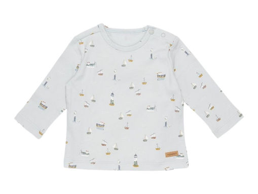 Immagine di Little Dutch maglietta maniche lunghe Sailors Bay Blu tg 2-3 mesi - T-Shirt e Top