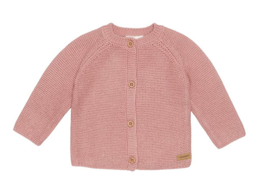 Immagine di Little Dutch cardigan in maglia Rosa antico tg 2-3 mesi - Giubbini