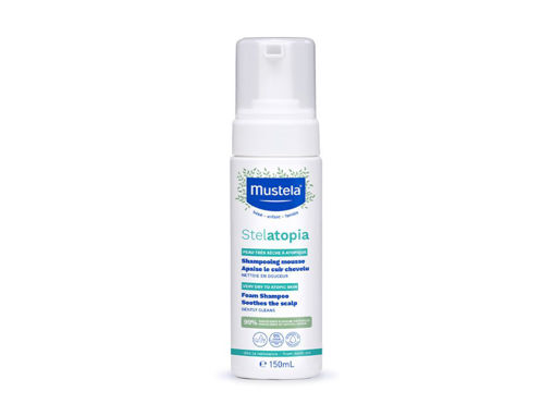 Immagine di Mustela Stelatopia shampoo mousse 150 ml - Creme bambini