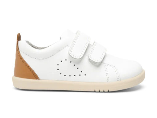 Immagine di Bobux scarpa I Walk Grass Court white + caramel tg 23 - Scarpine neonato