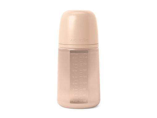 Immagine di Suavinex biberon silicone 240 ml Colour Essence nude - Biberon