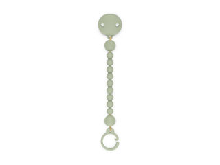 Immagine di Suavinex portaciuccio in silicone Colour Essence verde lago - Portaciuccio e catenelle