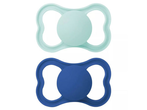 Immagine di MAM ciuccio Air silicone 16+ mesi 2 pz azzurro - Ciucci