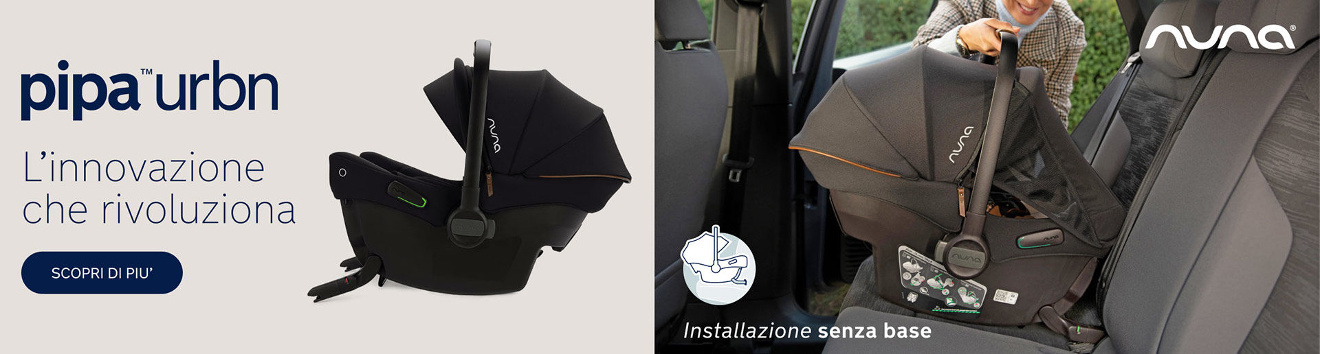 Seggiolino Nuna Pipa Urbn con isofix integrato