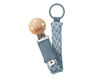 Immagine di Bibs clip portaciuccio Pacifier Petrol/Baby Blue - Portaciuccio e catenelle