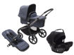 Immagine di Bugaboo trio Fox 5 con Turtle Air graphite/stormy blue-stormy blue - Passeggini trio e duo