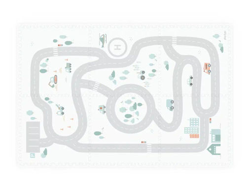 Immagine di Play&Go tappetino 2 in 1 EEVAA road 120x180 cm - Palestrine e tappeti