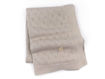 Immagine di Bamboom coperta traforata culla knitted 100 x 75 cm 542 cammello - Corredino nanna