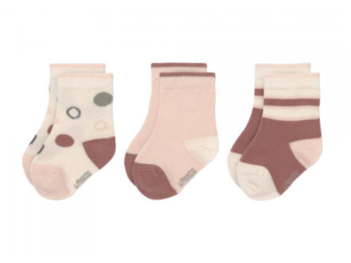 Immagine di Laessig calzini Offwhite e Pink tg 12-14 - Calzine per neonato