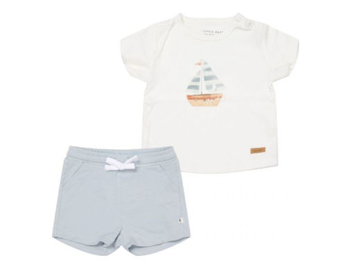 Immagine di Little Dutch completino estivo Little Boat tg 3-6 mesi - Maglie