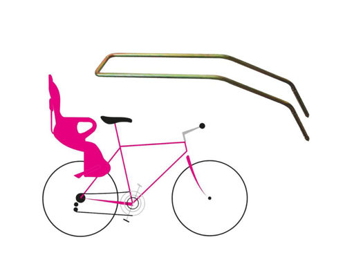 Immagine di Ok Baby braccio di supporto inclinazione 114° - Seggiolini per bici