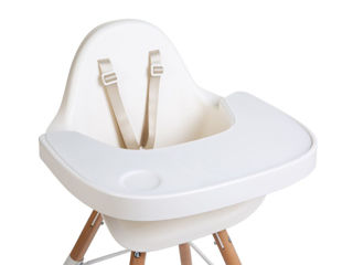 Immagine di Childhome vassoio pappa per Seggiolone evolutivo Evolu2 e ONE.80 bianco - Accessori seggiolone