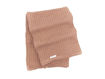 Immagine di Bamboom coperta lettino Goffrato bambu organico 140 x 100 cm rosa antico scuro - Corredino nanna