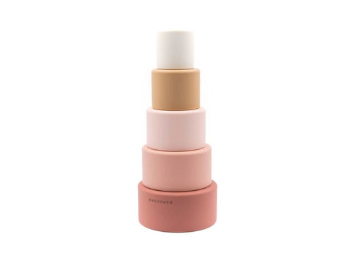 Immagine di Bamboom torre cubi rosa CBA002-07 - Giochi educativi