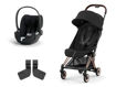 Immagine di Cybex duo Coya con Cloud T Plus rosegold-sepia black