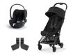 Immagine di Cybex duo Coya con Cloud T Plus matt black-sepia black - Passeggini trio e duo