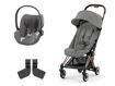 Immagine di Cybex duo Coya con Cloud T Plus rosegold-mirage grey - Passeggini trio e duo