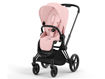 Immagine di Cybex passeggino Priam 4.0 matt black-peach pink - Passeggini