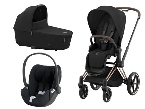 Immagine di Cybex trio Priam 4.0 rosegold-sepia black - Passeggini trio