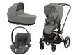 Immagine di Cybex trio Priam 4.0 rosegold-mirage grey - Passeggini trio e duo