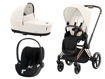 Immagine di Cybex trio Priam 4.0 rosegold-off white - Passeggini trio e duo