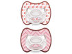 Immagine di J BIMBI 2 ciucci intelligenti Glee 2-6m arrows & zig zag rosa - Ciucci