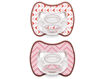 Immagine di J BIMBI 2 ciucci intelligenti Glee 6m+ arrows & zig zag rosa - Ciucci