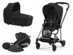 Immagine di Cybex trio Mios 3.0 con Cloud T matt black-sepia black - Passeggini trio e duo