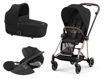 Immagine di Cybex trio Mios 3.0 con Cloud T rosegold-sepia black - Passeggini trio e duo