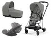 Immagine di Cybex trio Mios 3.0 con Cloud T chrome black-mirage grey - Passeggini trio e duo