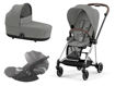 Immagine di Cybex trio Mios 3.0 con Cloud T chrome brown-mirage grey - Passeggini trio e duo