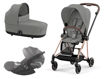 Immagine di Cybex trio Mios 3.0 con Cloud T rosegold-mirage grey - Passeggini trio e duo