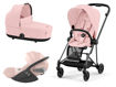 Immagine di Cybex trio Mios 3.0 con Cloud T matt black-peach pink - Passeggini trio e duo