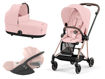 Immagine di Cybex trio Mios 3.0 con Cloud T rosegold-peach pink - Passeggini trio e duo