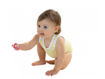 Immagine di J BIMBI body taglia unica 0-36 mesi bianco a righe giallo