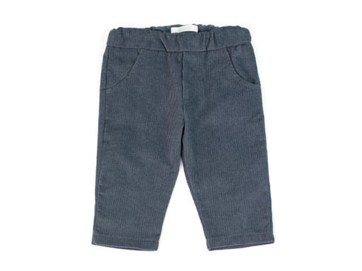 Immagine di Coccodè pantaloni in velluto a costine blu neve C58270-26 tg 12 mesi - Pantaloni